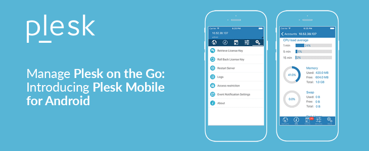 Plesk Mobile App For Android