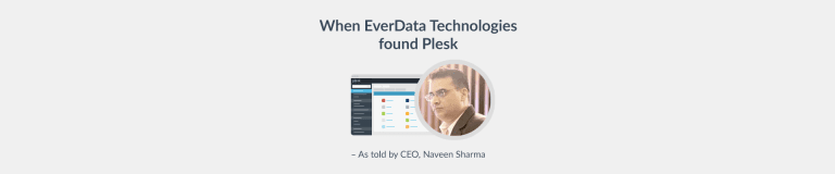 EverData CEO, Naveen Sharma talks about Plesk