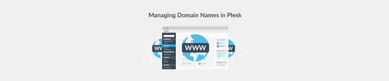 Managing Domain Names in Plesk