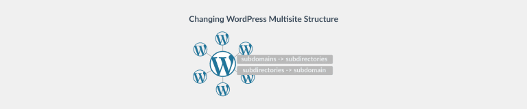 WordPress Multisite Structure Change