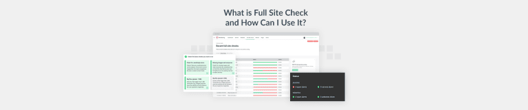 Full Site checks 360 Monitoring Plesk