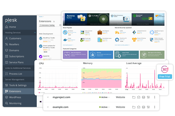 Web Hosting & Server Management Platform | Plesk